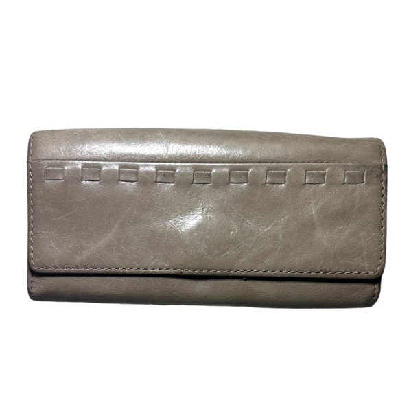 HOBO Handbags - Hobo International Taupe Colored Leather Wallet